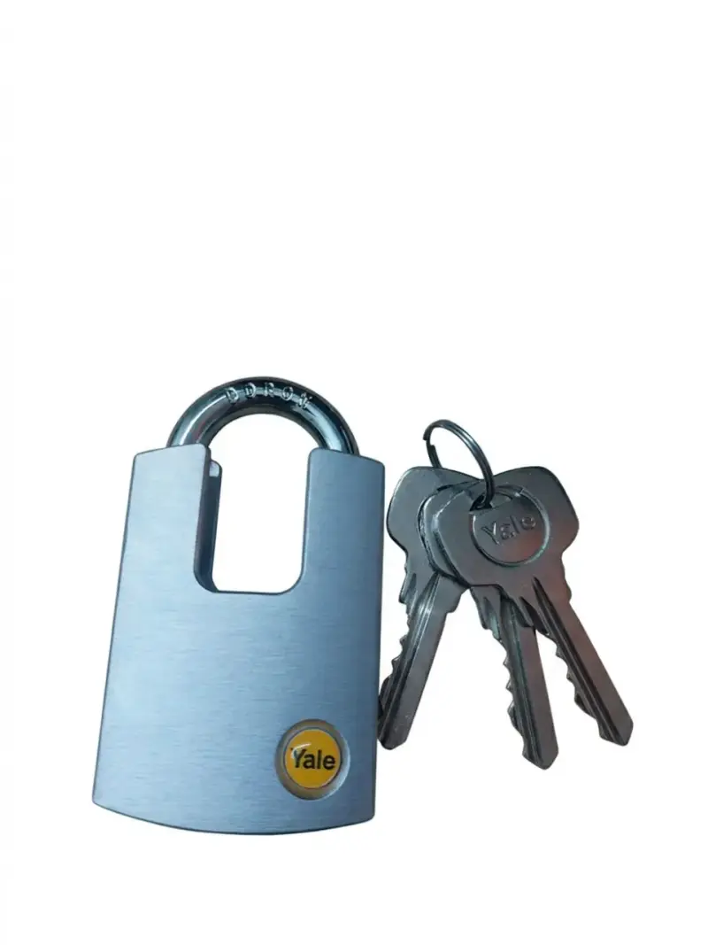 Candado de seguridad Yale con llaves