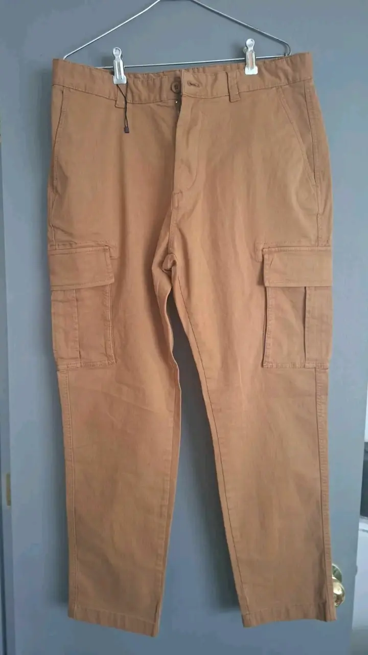 Pantalones cargo y rectos, - 4