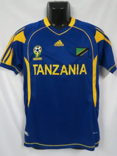 Camiseta de fútbol Tanzania Adidas azul TALLA S - miniatura 1
