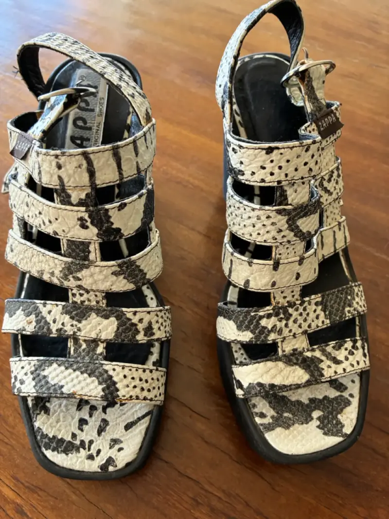 Sandalias zappa diseño de serpiente Zap - 1