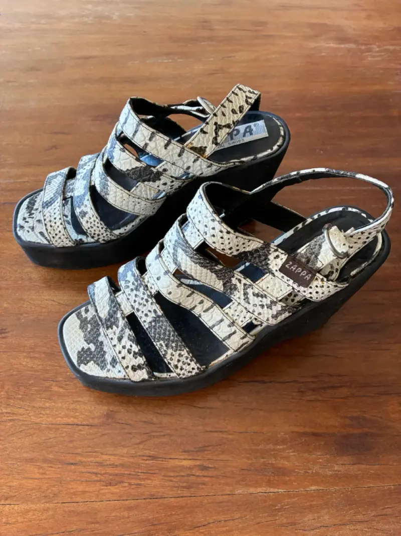 Sandalias zappa diseño de serpiente Zap - 2