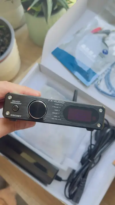 Amplificador de Audio FX-AudioD502BT con Bluetooth - miniatura 1
