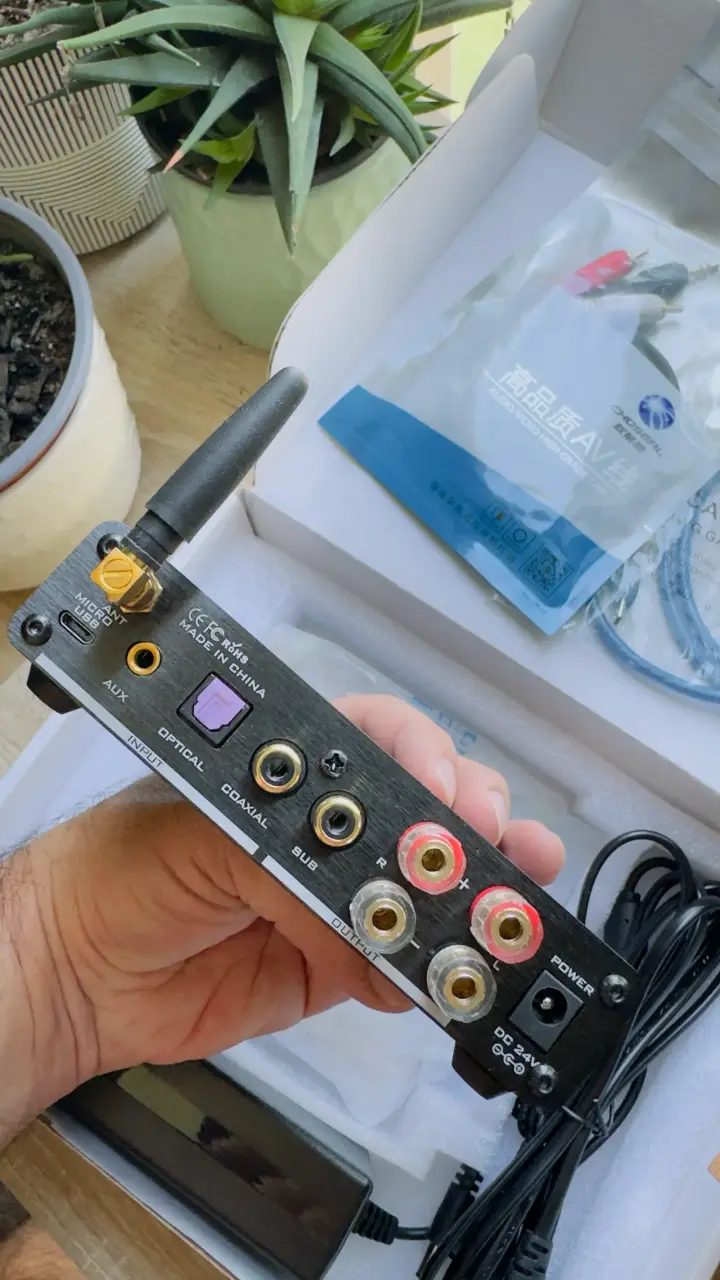 Amplificador de Audio FX-AudioD502BT con Bluetooth - 3