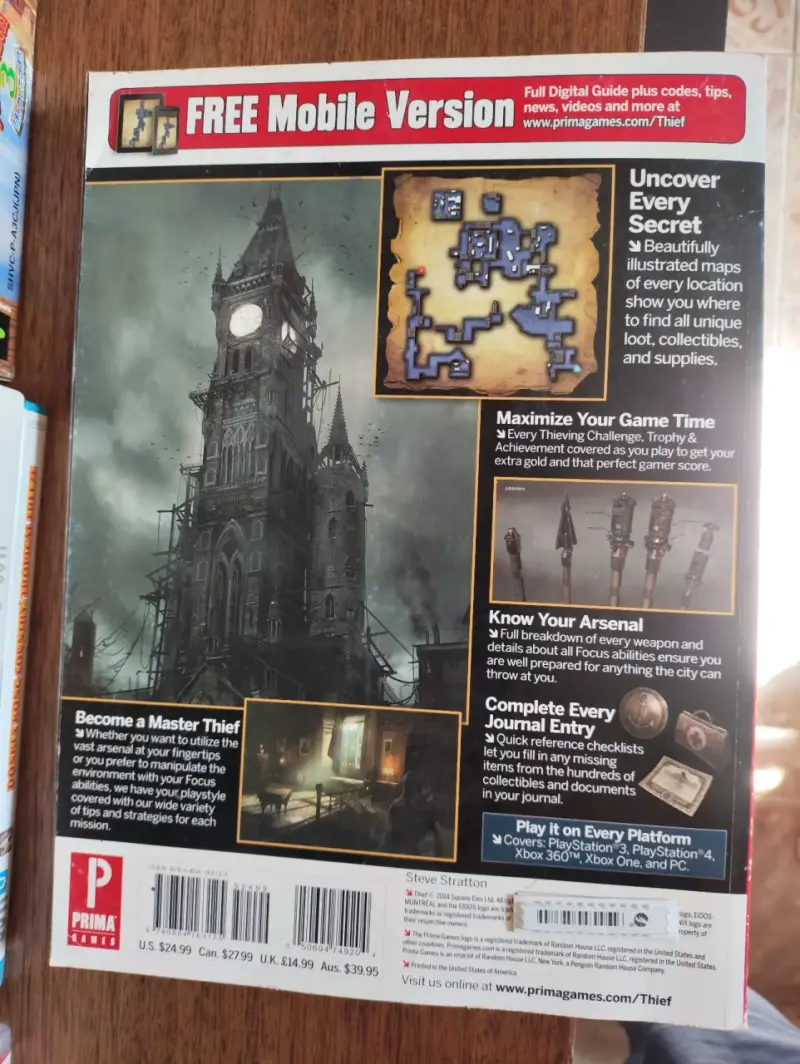 Guía Oficial Thief de Prima Games - 2