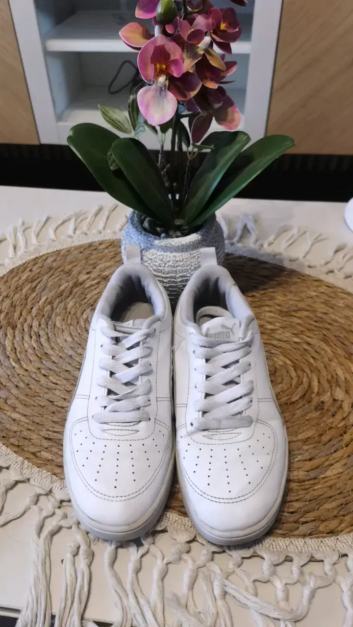 Zapatillas deportivas blancas Puma para hombre