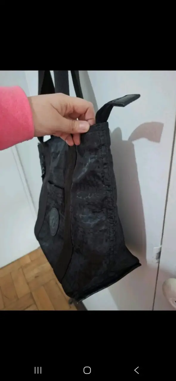 Bolso negro de hombro Kipling con llavero - 5