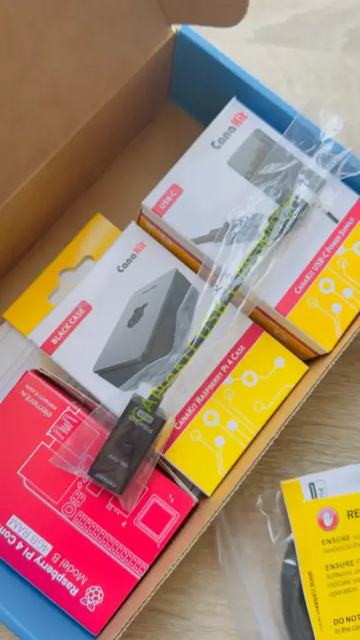 Kit de Inicio CanaKit Raspberry Pi 4 con 4GB RAM - miniatura 3