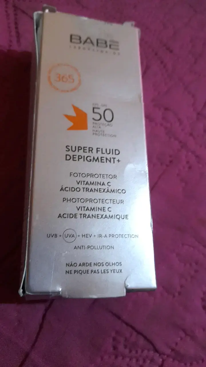 Fotoprotector Babe Super Fluid Depigment+ SPF 50