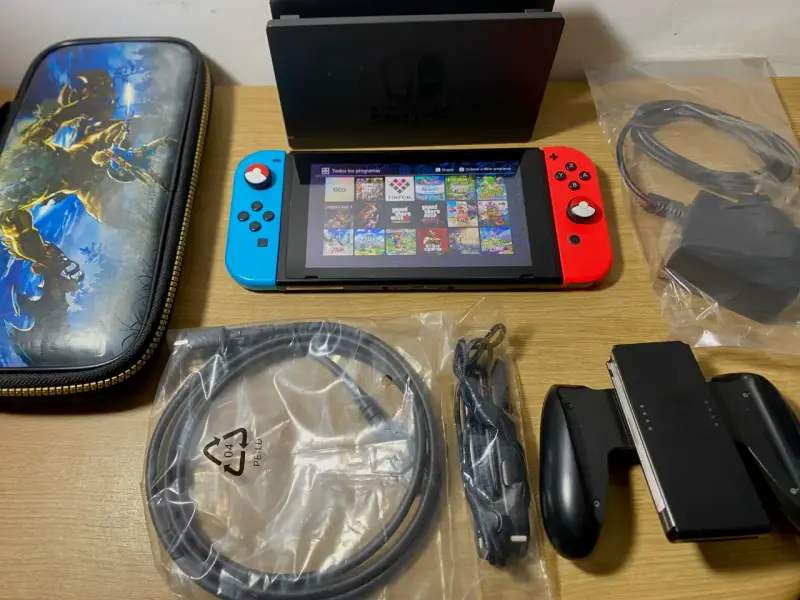 nintendo switch magia 512gb!! 🧙, +50 juegos, GTA - 3