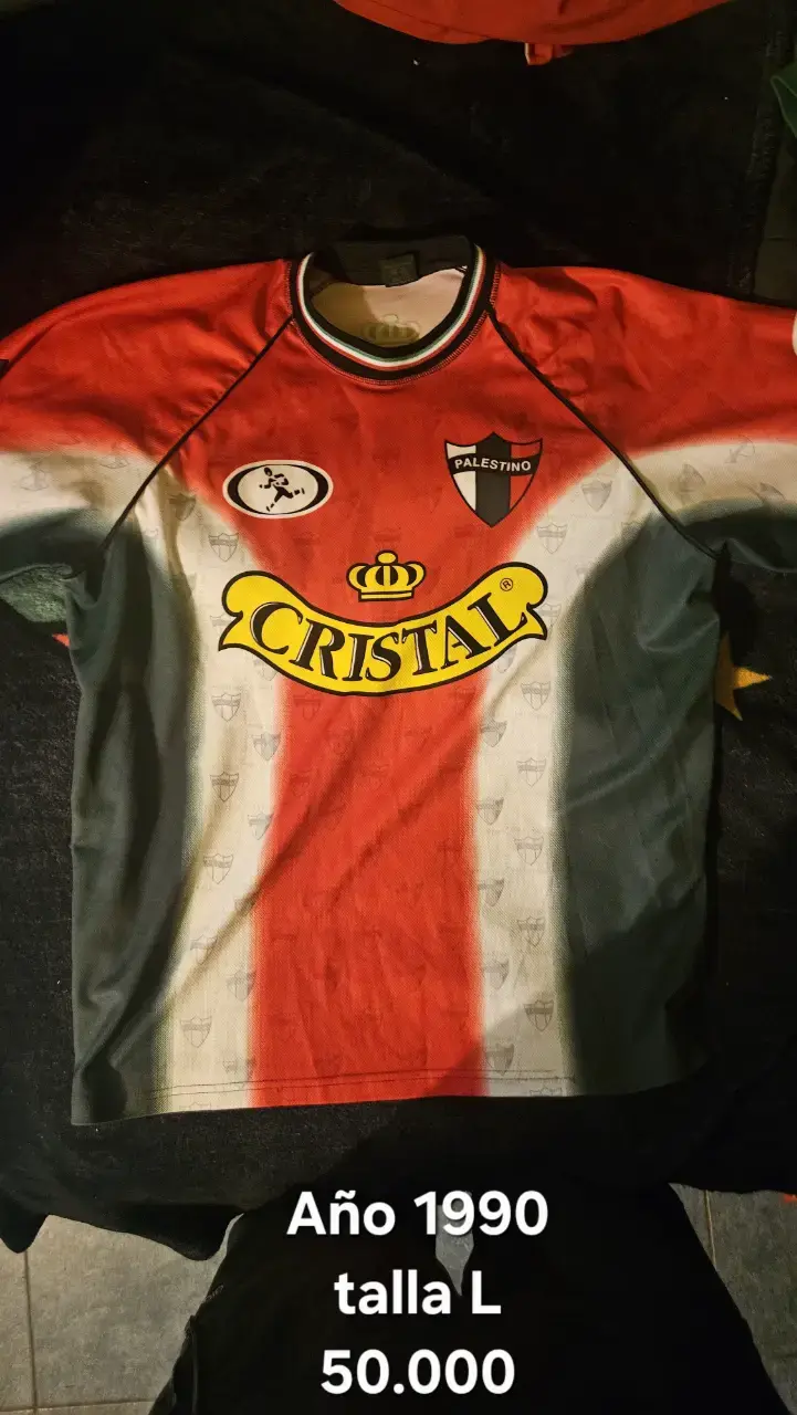 Camiseta de fútbol Palestino 1990 talla L - 2
