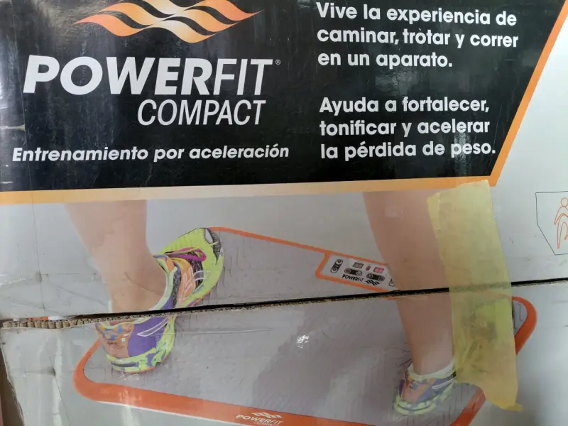 Plataforma vibratoria Powerfit Compact con control remoto - 2