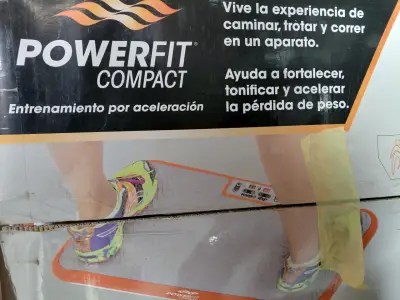 Plataforma vibratoria Powerfit Compact con control remoto - miniatura 2