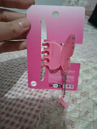 Accesorio para el cabello Barbie mariposa rosa - miniatura 3