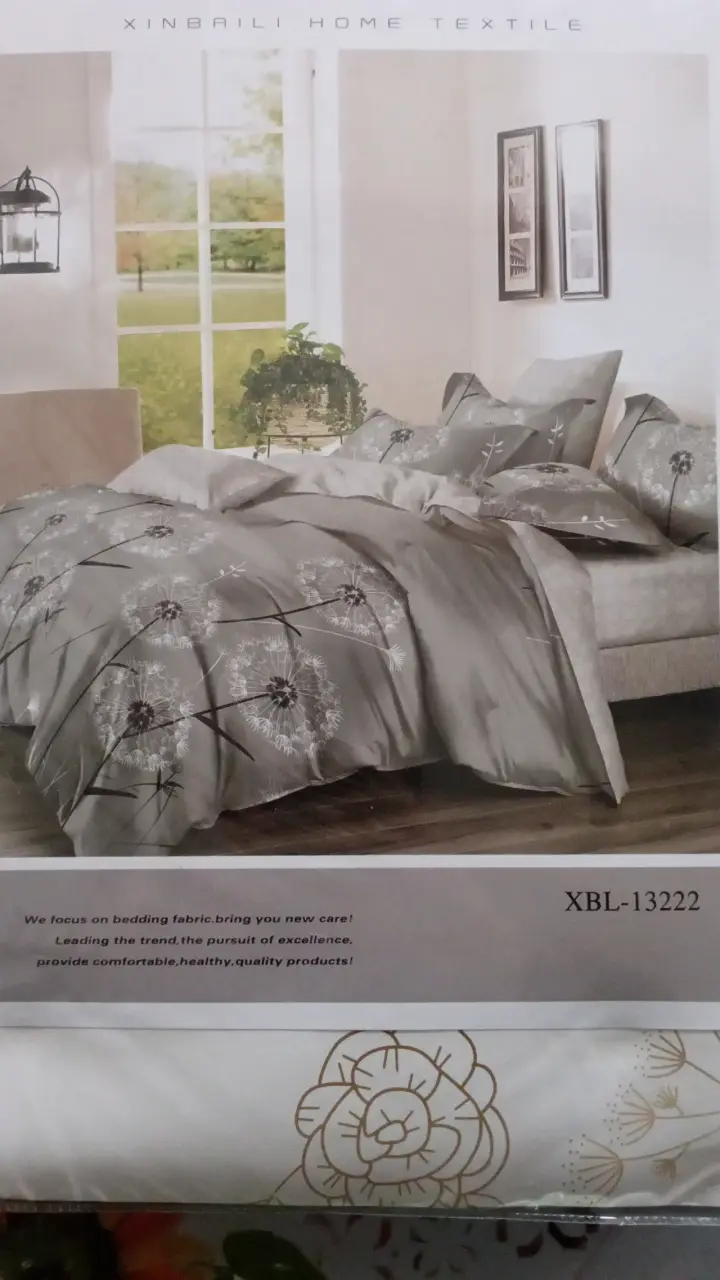 Juego de sábanas Xinbaili estampado floral - 5
