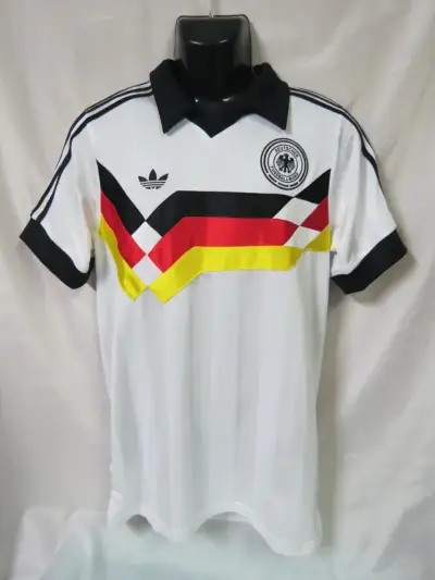Camiseta retro Alemania 1990 Adidas TALLA S - M - miniatura 1