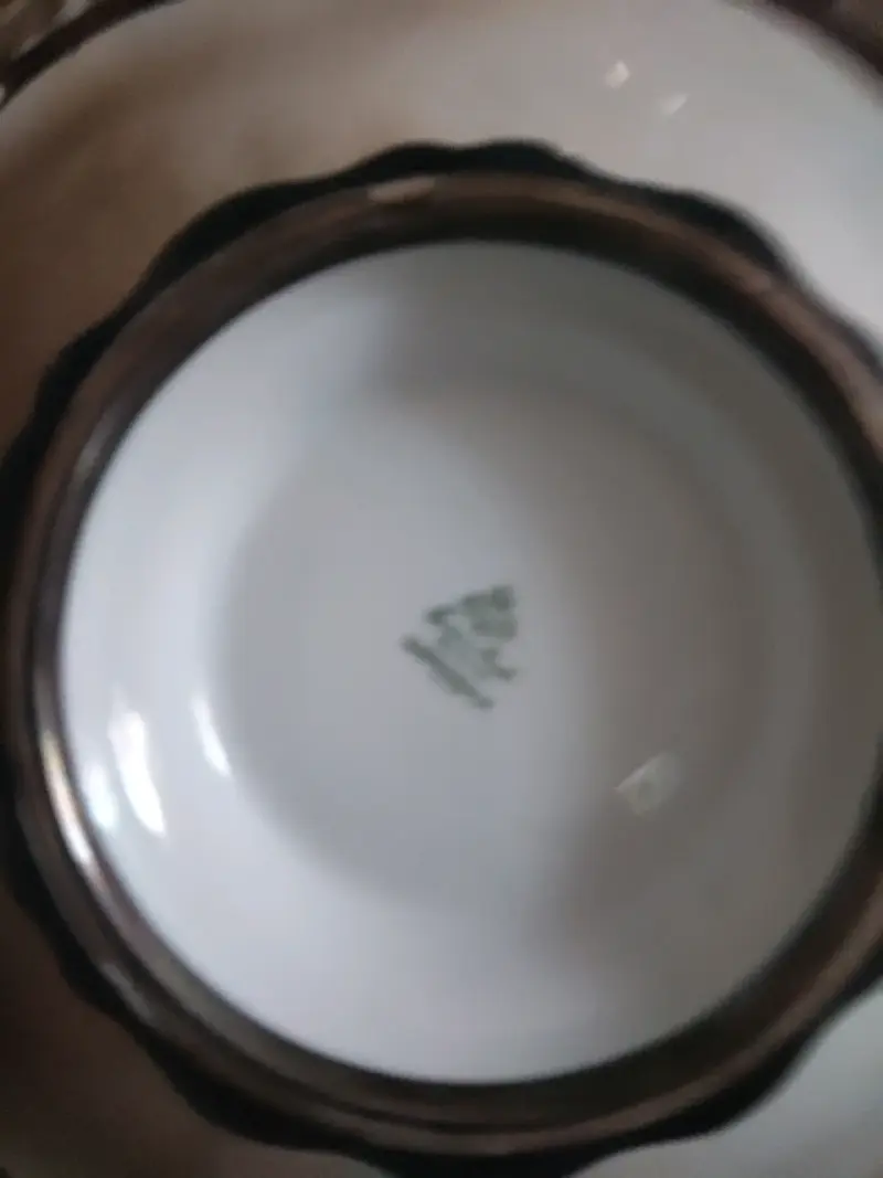 Bandeja decorativa de cerámica con diseño de ave - 3