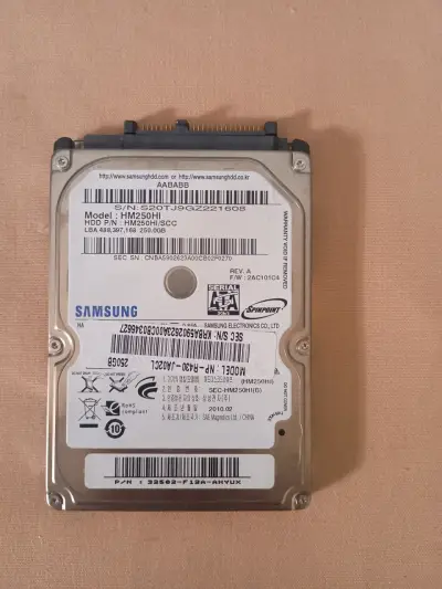 Disco duro Samsung 250GB usado notebook - miniatura 2