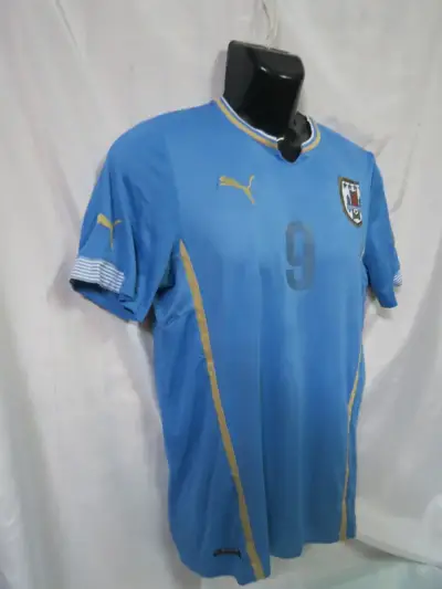 Camiseta de fútbol Uruguay Puma celeste TALLA M - miniatura 4