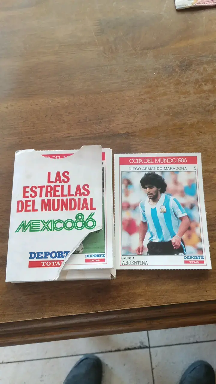 Colección de láminas Las Estrellas del Mundial México 86