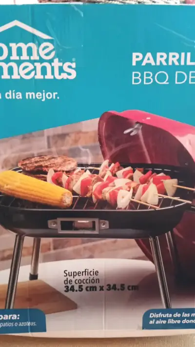Parrilla BBQ de Mesa Home Elements roja - miniatura 3