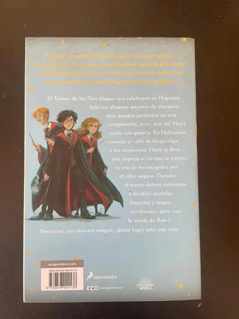 Libro Harry Potter y el Cáliz de Fuego de J.K. Rowling - 3