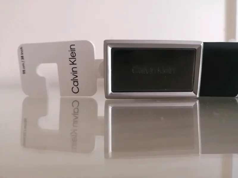 Cinturón Calvin Klein Negro 95 cm, original nuevo - 2