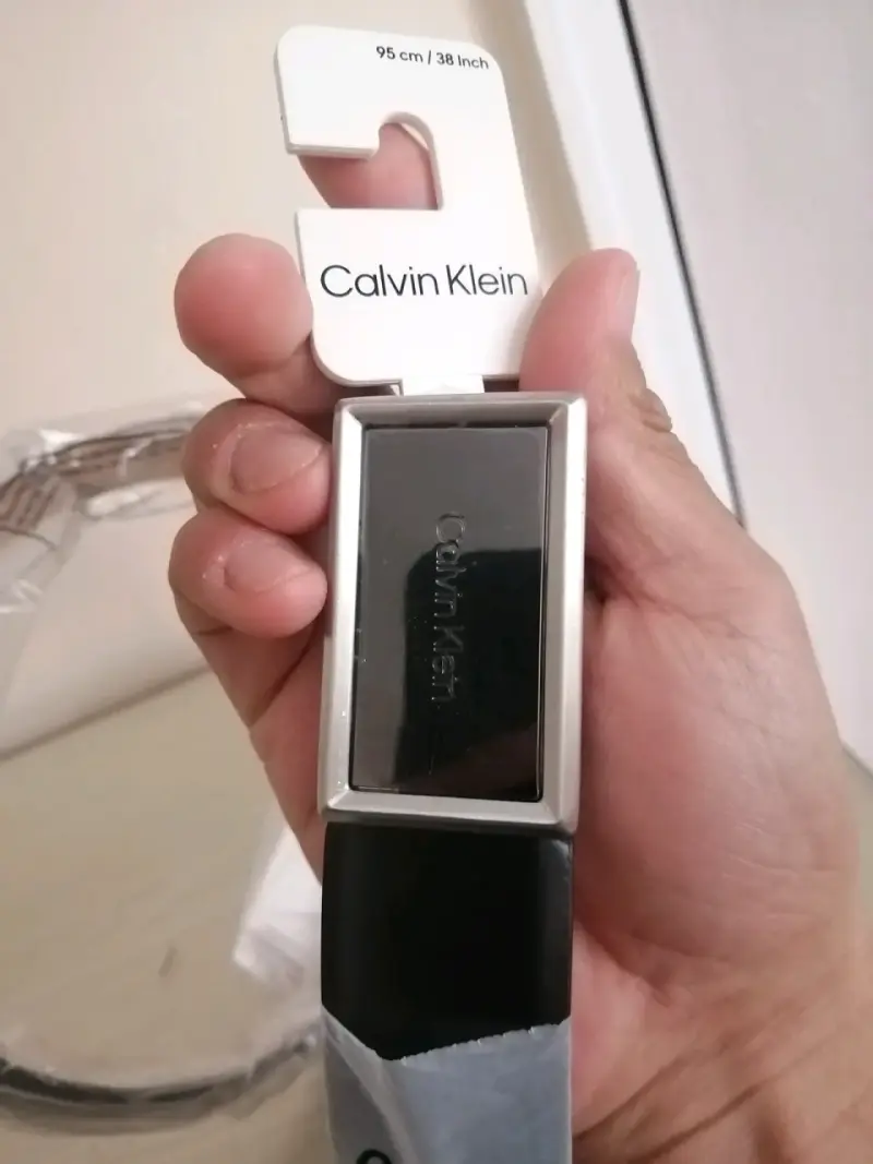 Cinturón Calvin Klein Negro 95 cm, original nuevo - 3