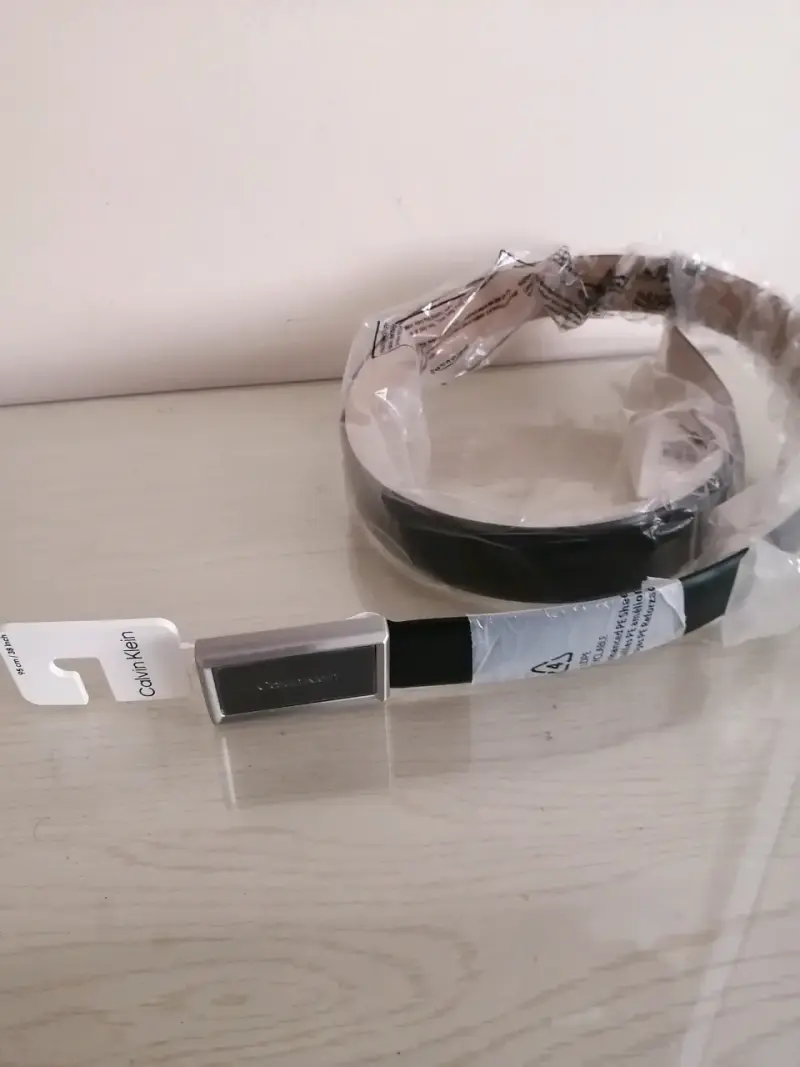 Cinturón Calvin Klein Negro 95 cm, original nuevo - 4
