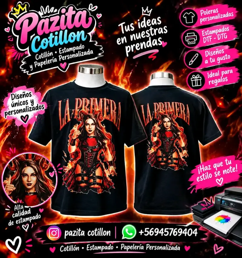 Polera personalizada Invincible estampado - 2