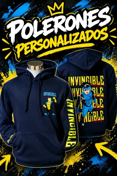 Polera personalizada Invincible estampado - miniatura 3