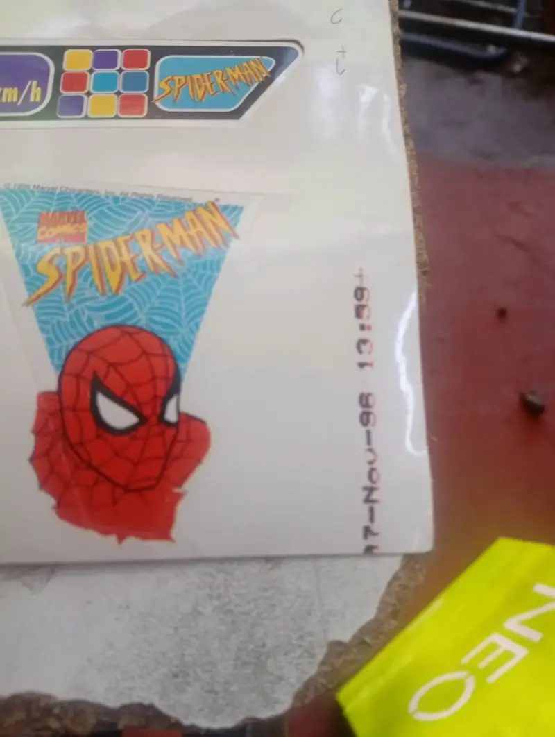 Pegatinas de Spider-Man Otto kraus  Marvel 1996 - 3
