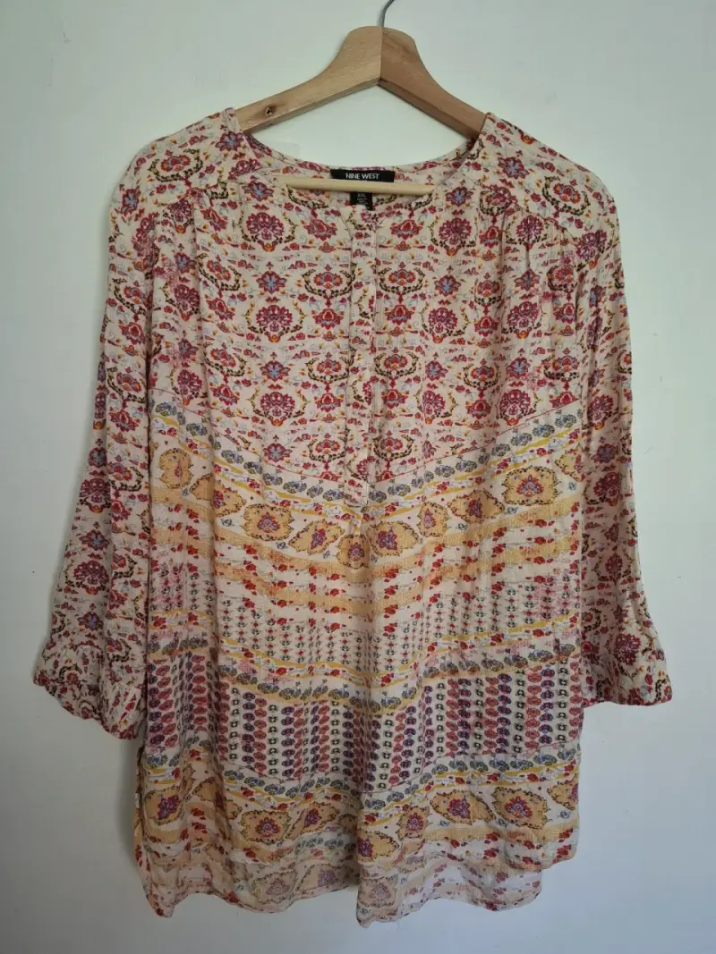 Blusa estampada floral Nine West - 2