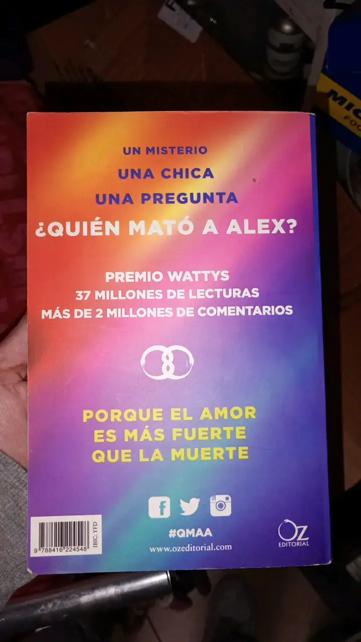 Libro ¿Quién Mató a Alex? de Janeth G. S. - 2