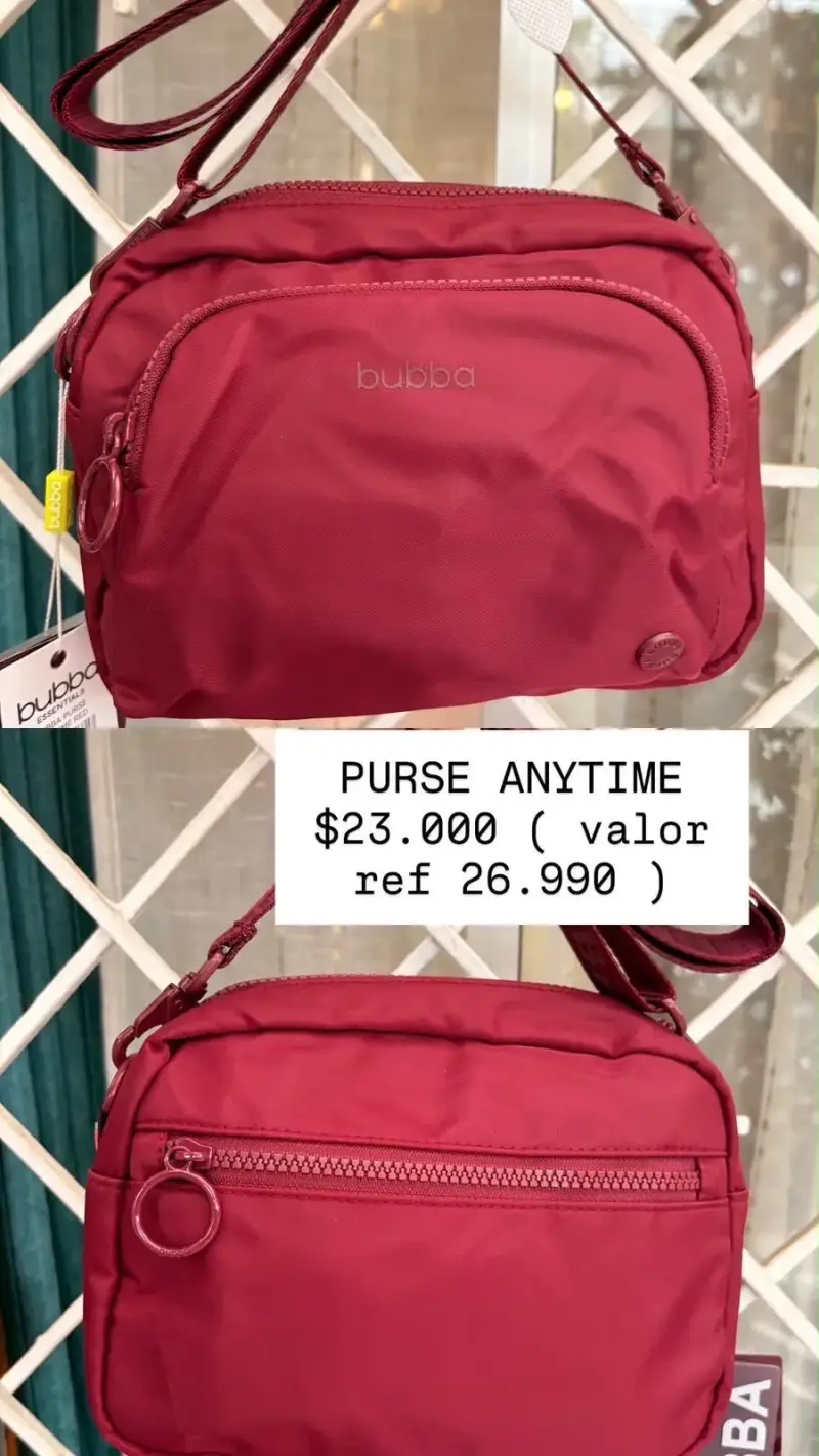 Cartera Bubba Anytime Roja