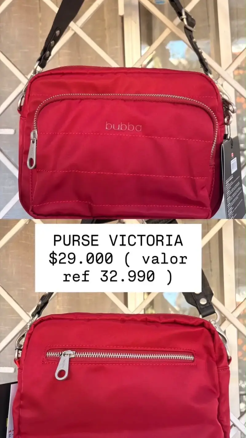 Cartera cruzada roja Bubba Victoria