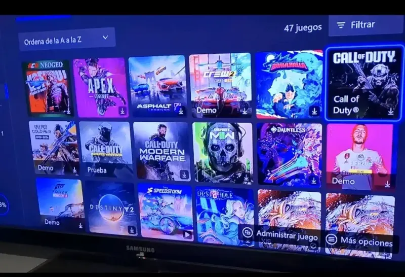 Consola de videojuegos con juegos digitales - 2