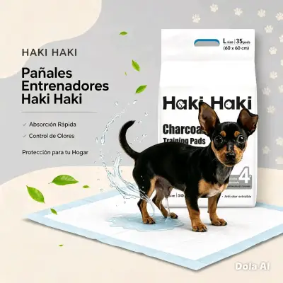 Pañales Entrenadores Haki Haki 30 Pads de 60x90cm - miniatura 2