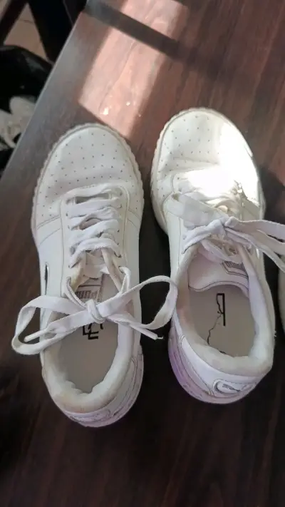Zapatillas deportivas blancas Puma para mujer - miniatura 4