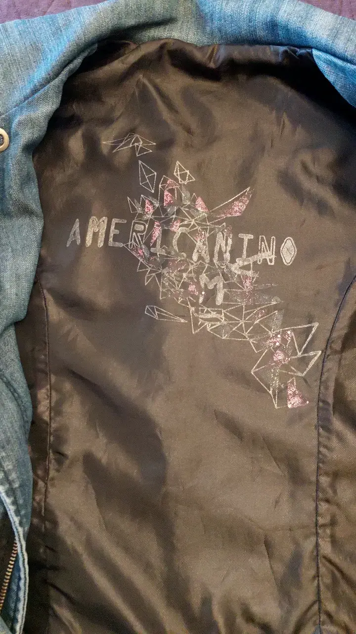 Chaqueta de mezclilla entallada americanino mujer - 2