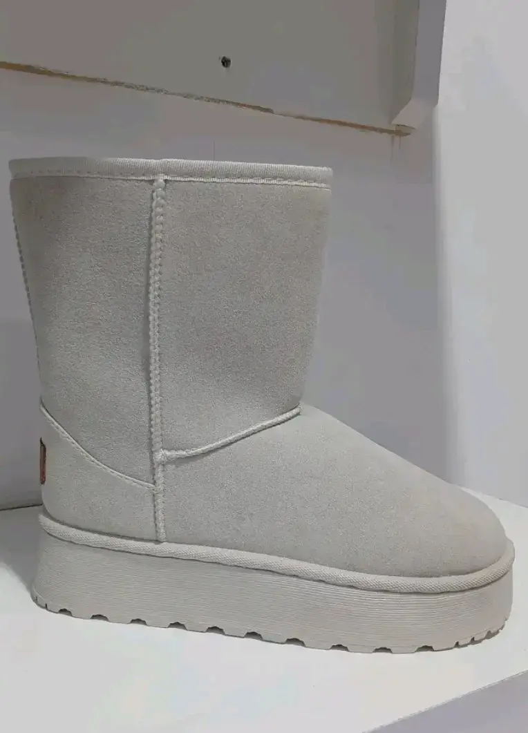 Botas de invierno gris claro para mujer - 4