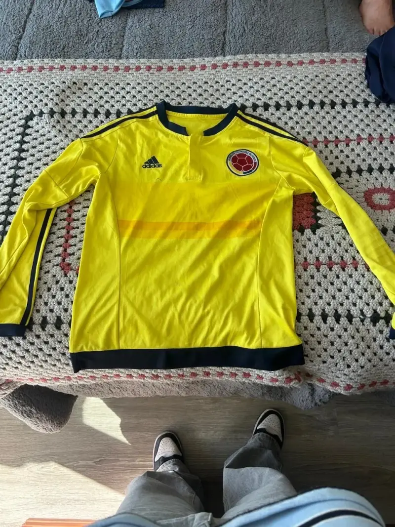 Camiseta de fútbol Colombia amarilla Adidas - 1