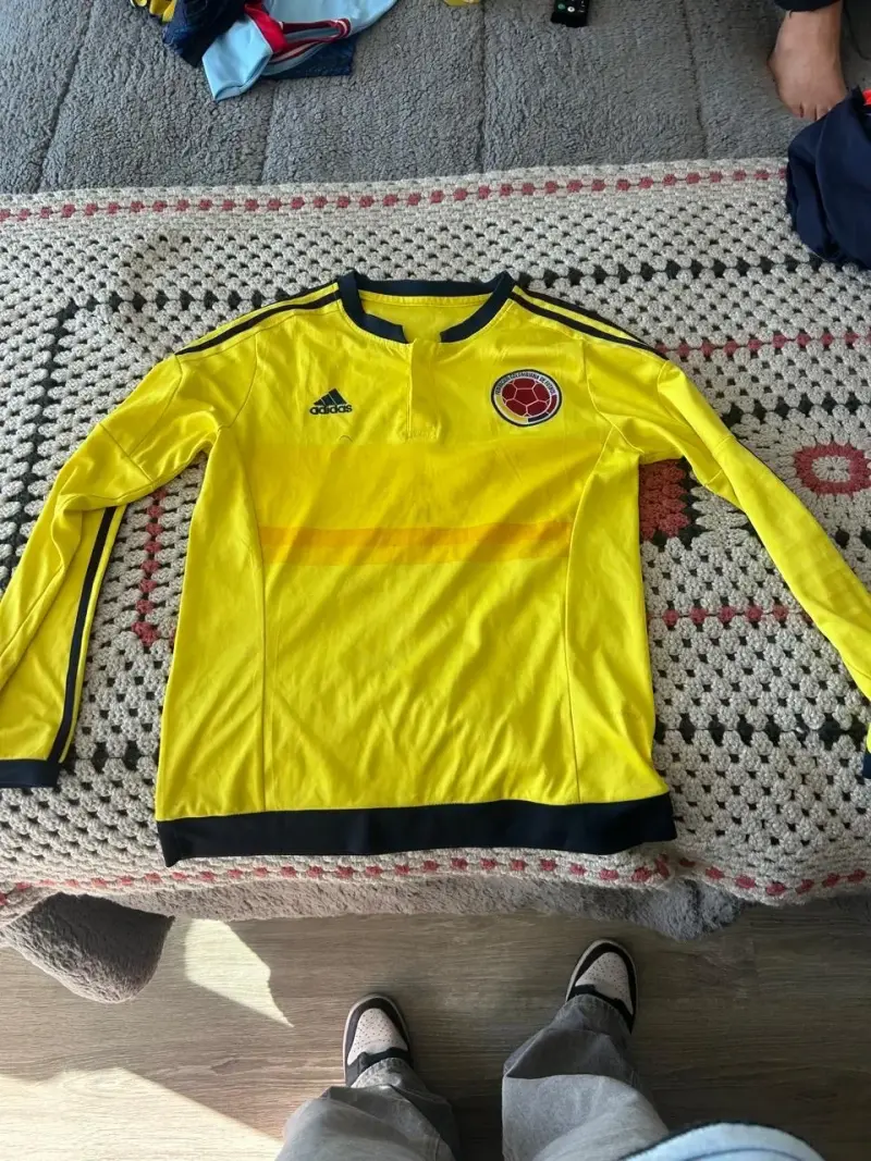Camiseta de fútbol Colombia amarilla Adidas - 2