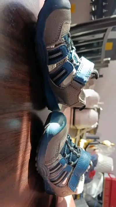 Sandalias deportivas para niños Pillin azul y gris - miniatura 5