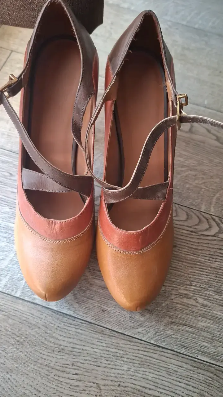 Zapatos de tacón alto multicolor para mujer - 2
