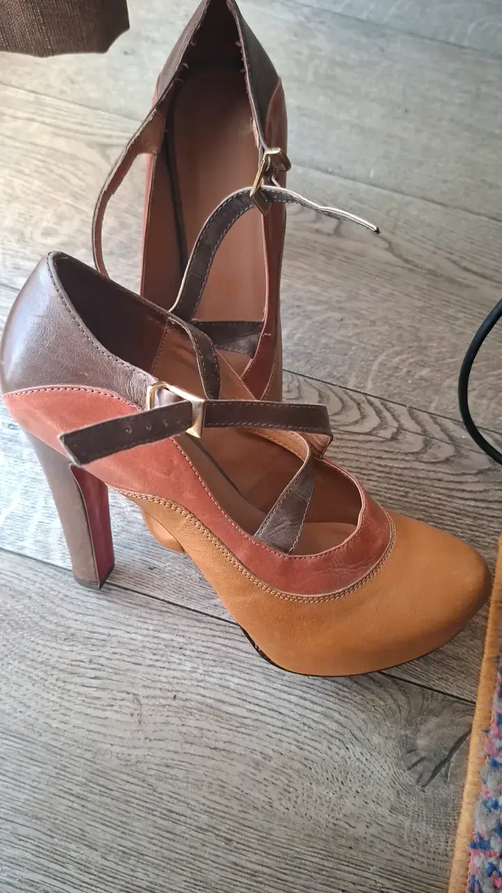 Zapatos de tacón alto multicolor para mujer - 3