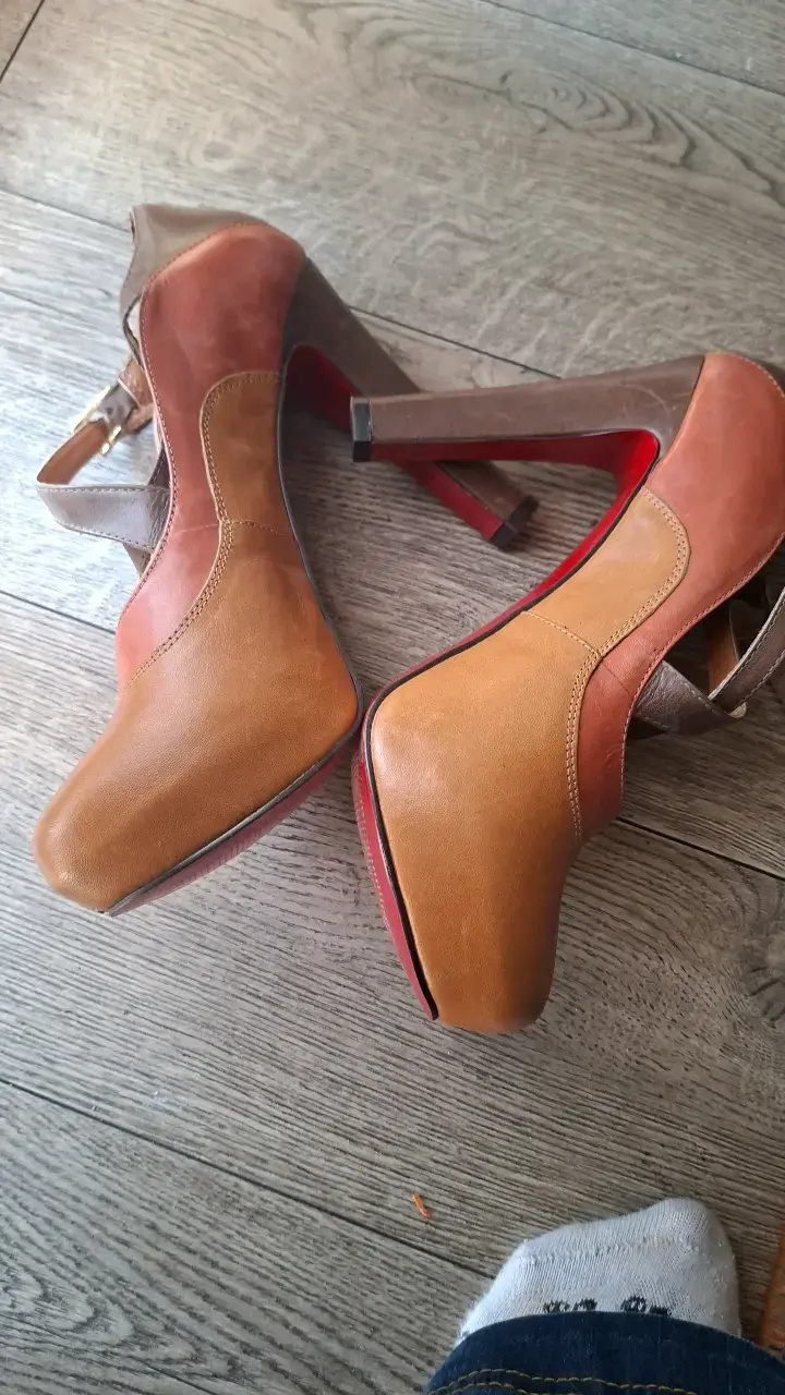 Zapatos de tacón alto multicolor para mujer - 5