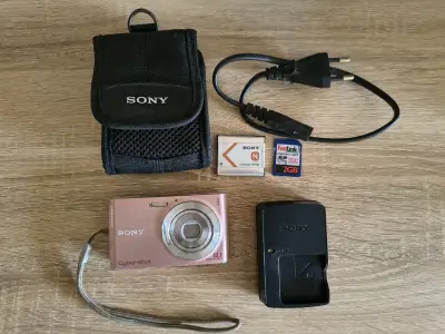 Sony Cybershot 12.1MP Rosada - Con accesorios - miniatura 1