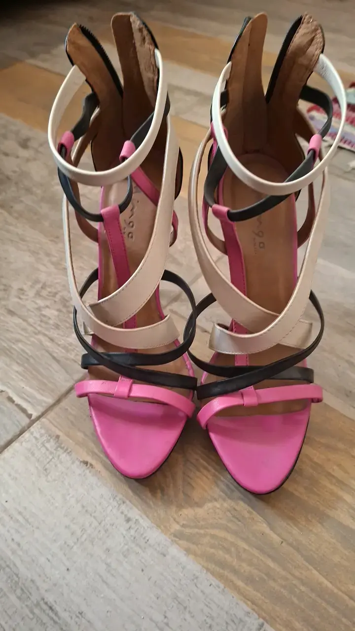 Sandalias de Tacón Alto Multicolor para Mujer - 1
