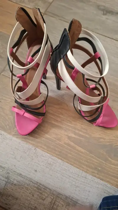 Sandalias de Tacón Alto Multicolor para Mujer - miniatura 2
