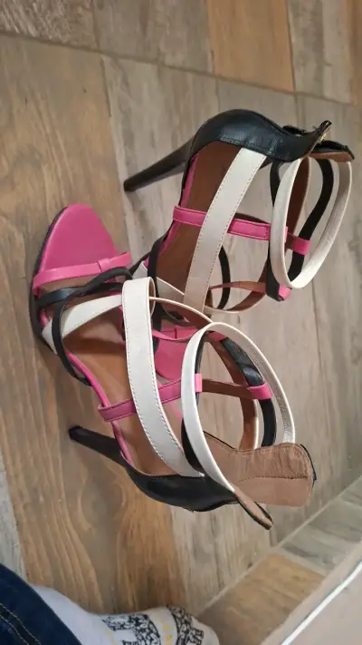 Sandalias de Tacón Alto Multicolor para Mujer - miniatura 4